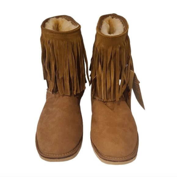 Koolaburra UGG Fringe Suede Boots - Picture 1 of 8